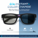 Smart Photochromic Glasses with Fast Color Change.