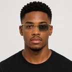 Gold Smart Glasses with Blue Light Filter