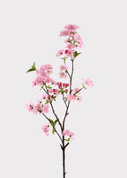 Pink Artificial Cherry Blossom Branch - 36"