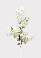 Artificial Spring Cherry Blossoms in Cream - 40"