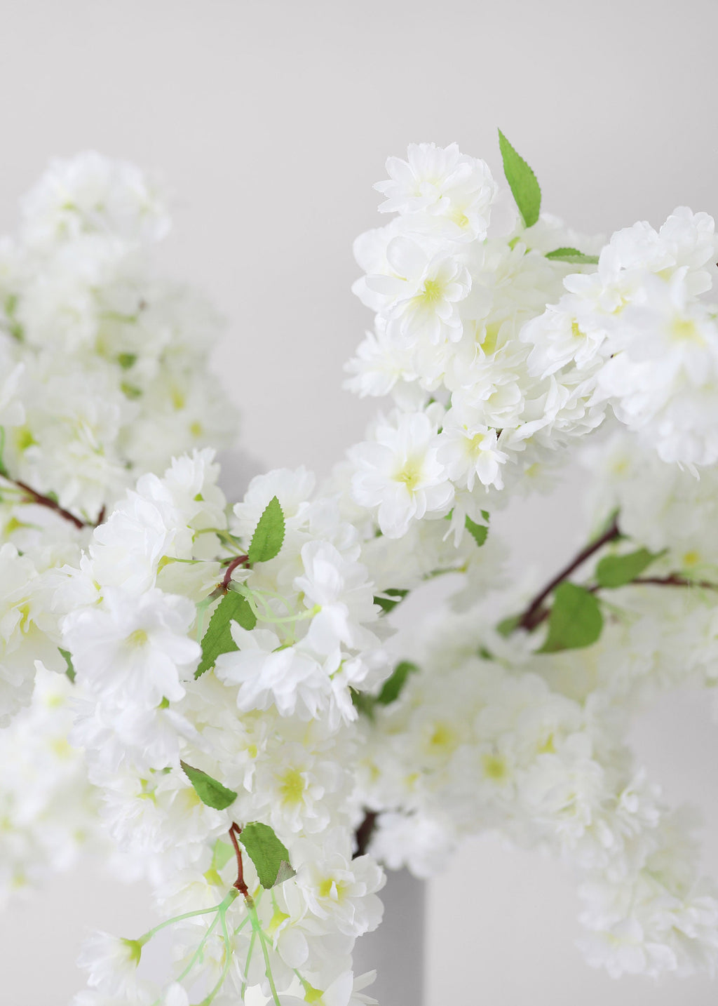 Artificial Spring Cherry Blossoms in Cream - 40"
