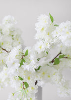 Artificial Spring Cherry Blossoms in Cream - 40"