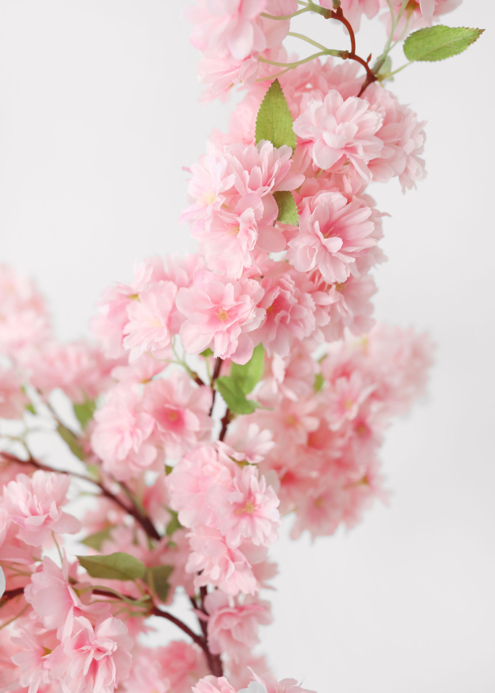 Artificial Spring Cherry Blossom Branch in Pink - 40"