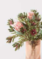 Green Artificial Wild Protea Foliage - 26.25"