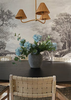 Artificial Hydrangea in Antique Light Blue - 36"