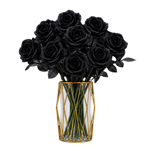 Luxe Midnight Black Roses