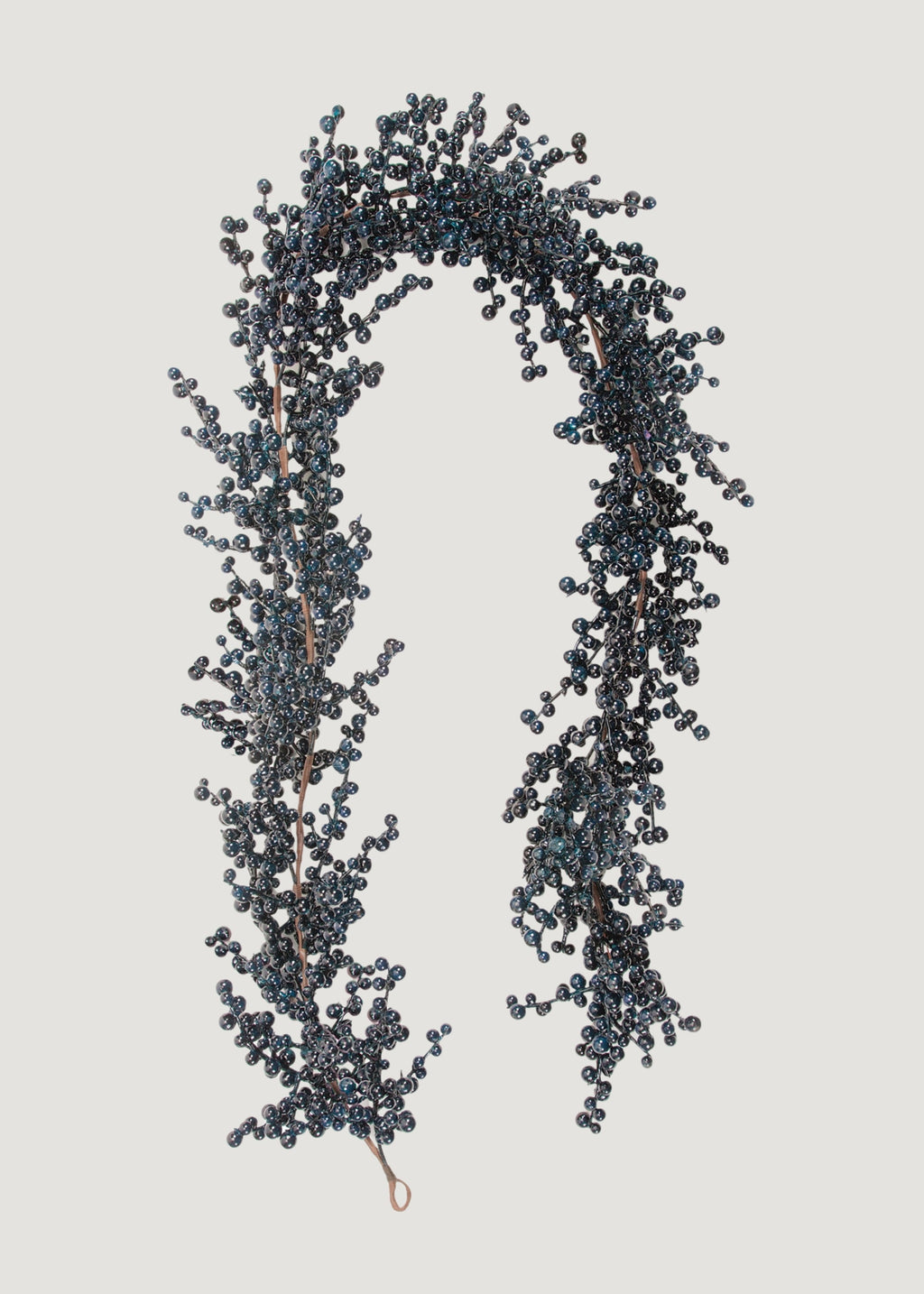 Burst of Blue Holiday Berry Garland - 72"
