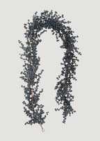 Burst of Blue Holiday Berry Garland - 72"
