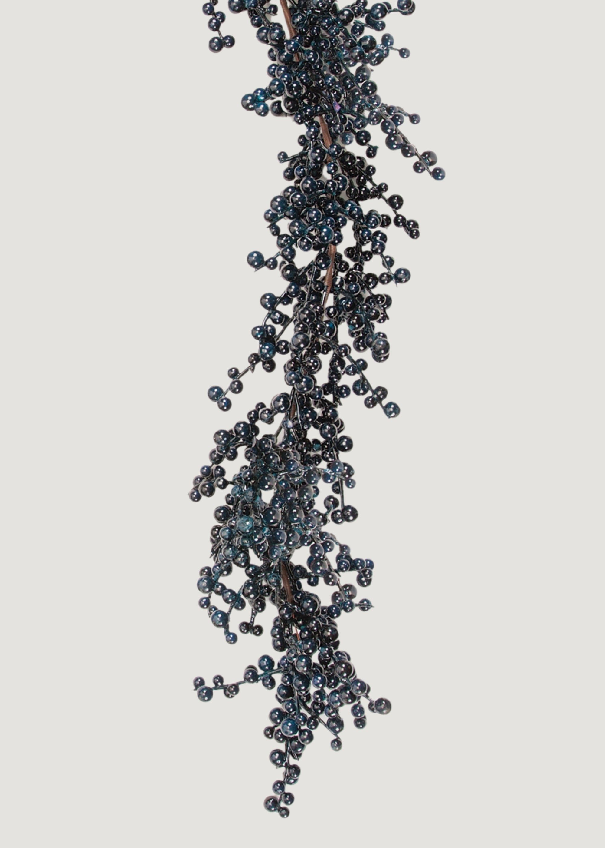 Burst of Blue Holiday Berry Garland - 72"