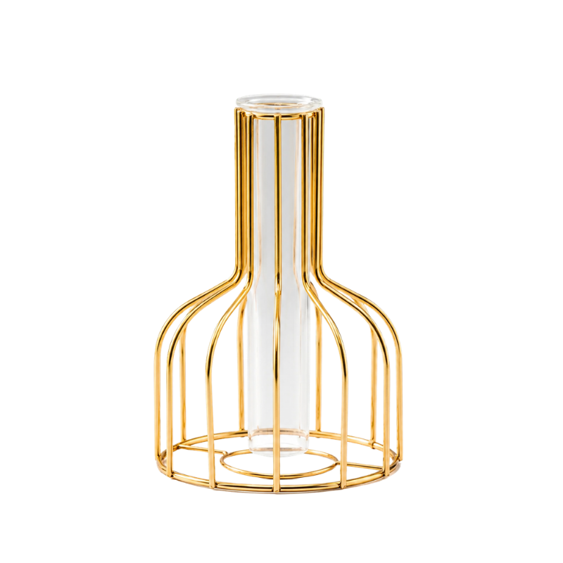 Luxe Gouden Glazen Vaas
