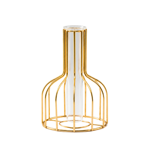 Luxe Gouden Glazen Vaas