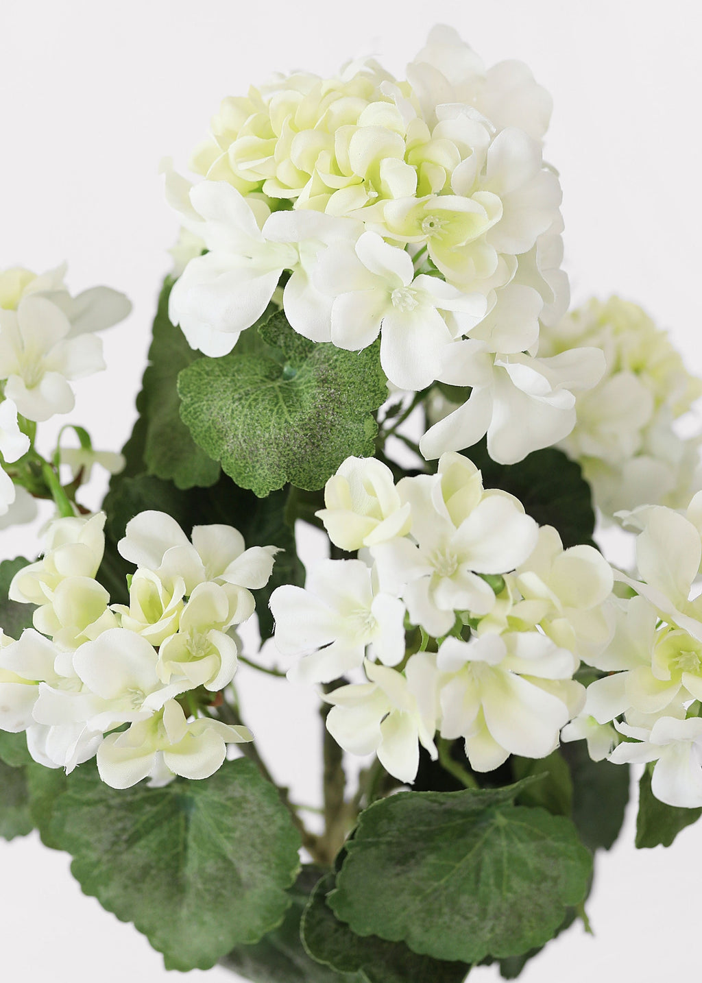 Outdoor Artificial Flowers | Water Resistant Outdoor Geranium Bush - 18"