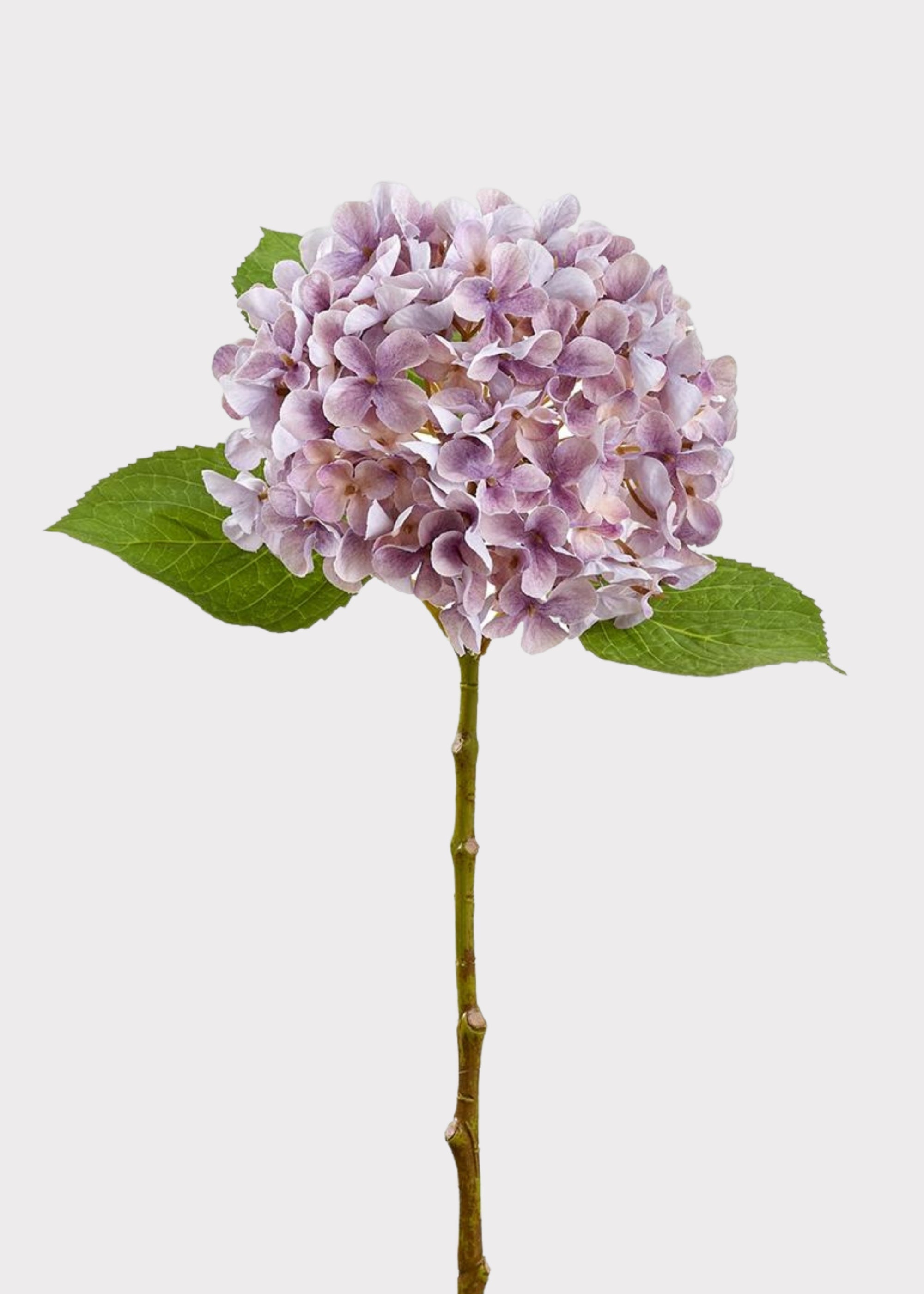 Fake Hydrangea Flower in Lavender - 17.5"