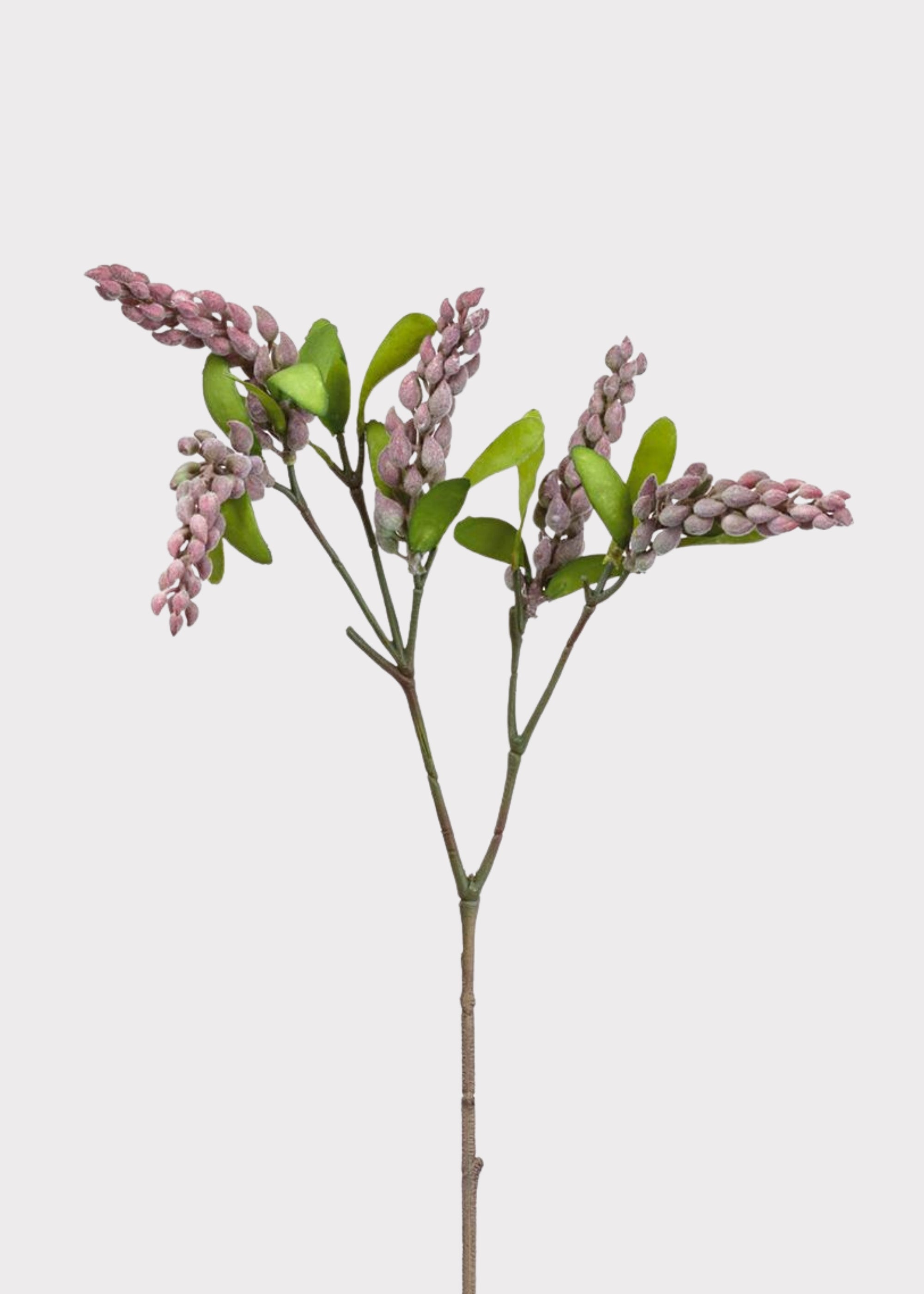 Mauve Artificial Berry Cluster Branch - 25"