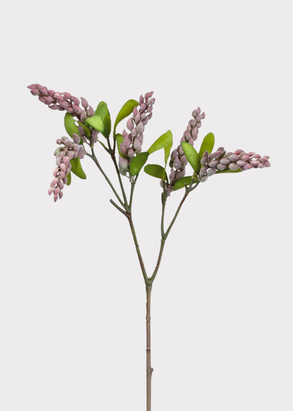 Mauve Artificial Berry Cluster Branch - 25"