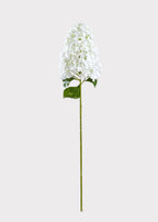 Large Artificial Cone Hydrangea Flower in White - 40"