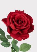 Red Diana Rose Faux Flower - 26"