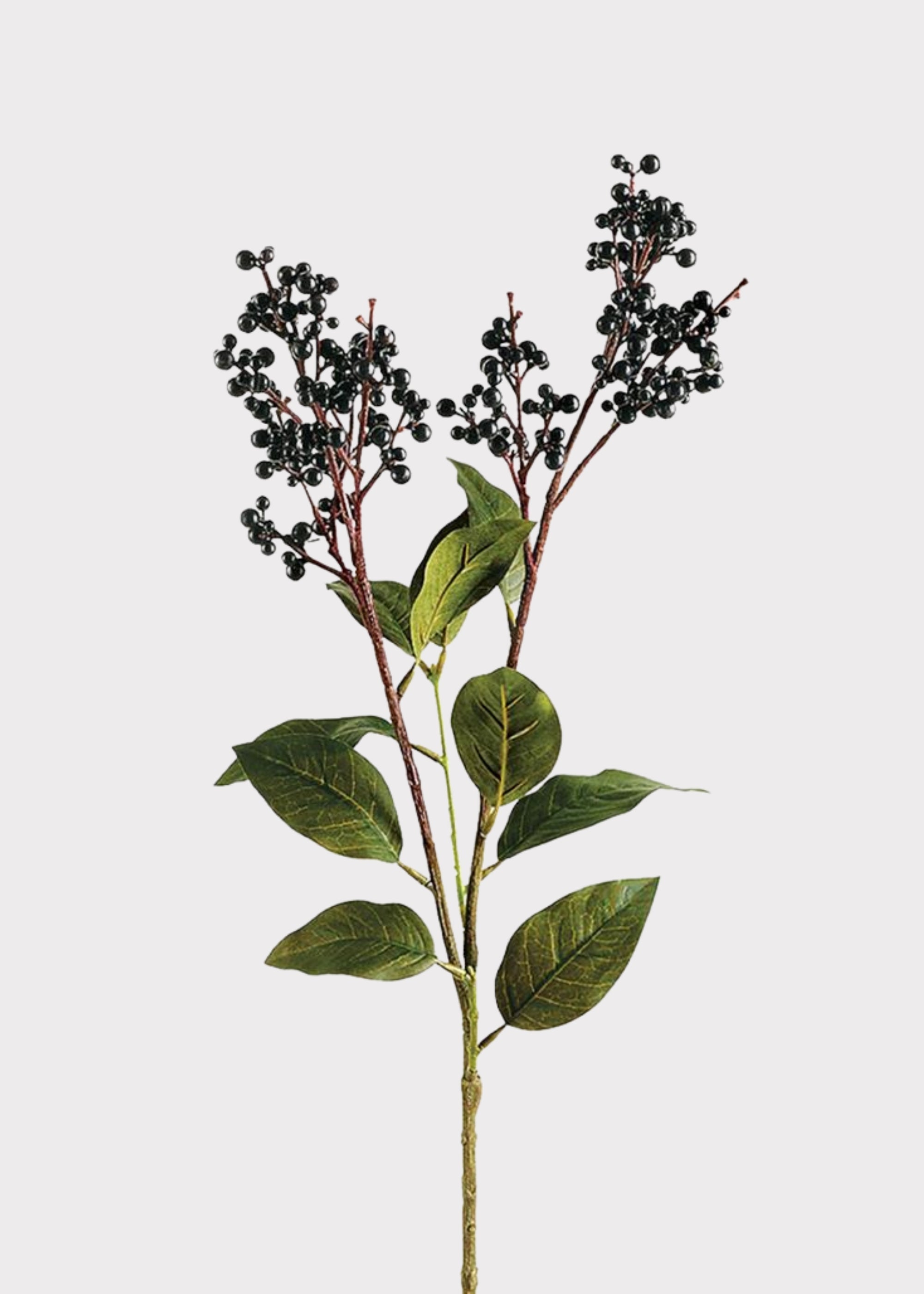 Fake Berries Lacoste Dark Berry Branch - 25.25"