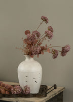 Dusty Purple Artificial Snowball Flower Spray - 20.5"
