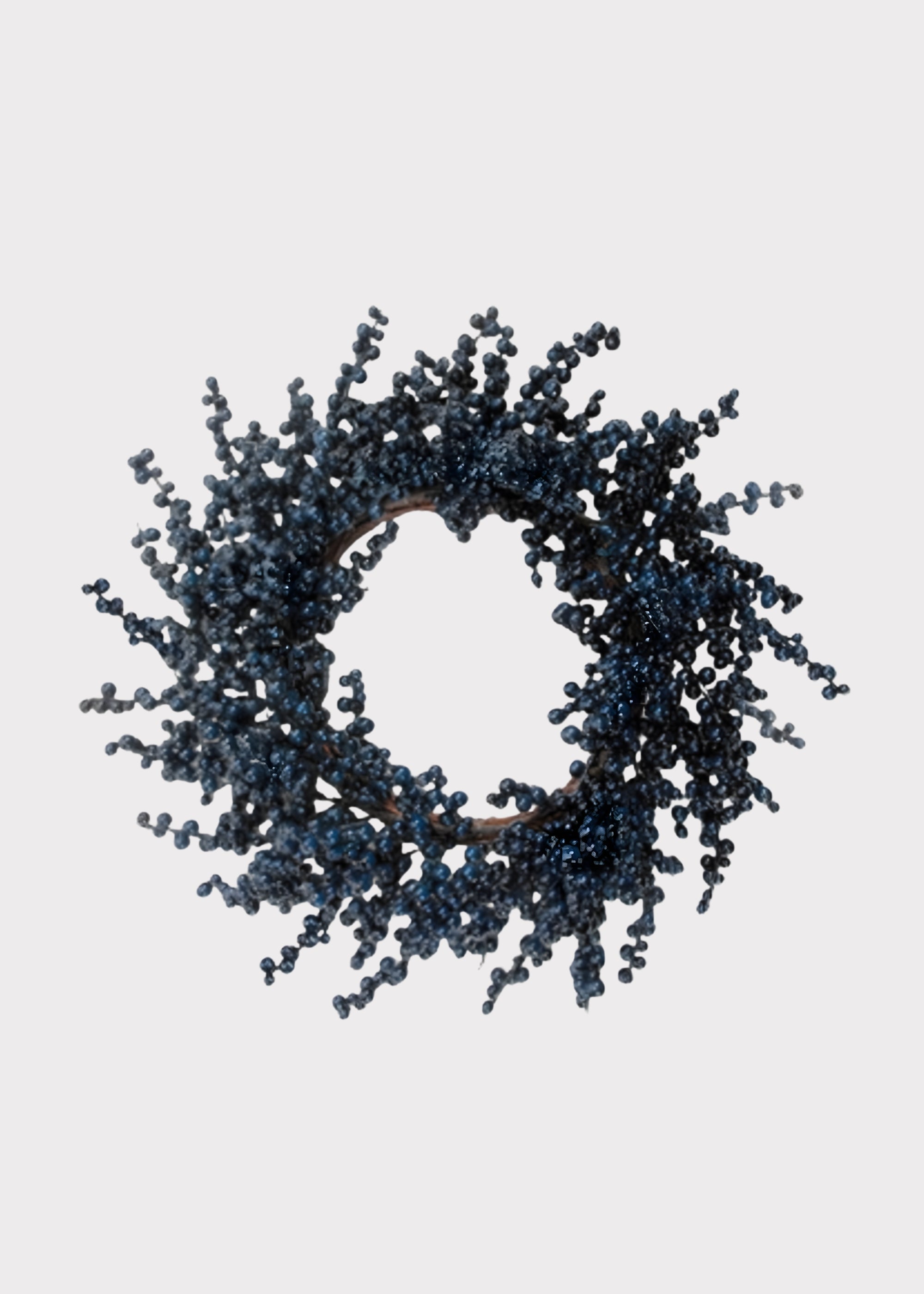 Burst of Blue Holiday Berry Wreath  - 20"
