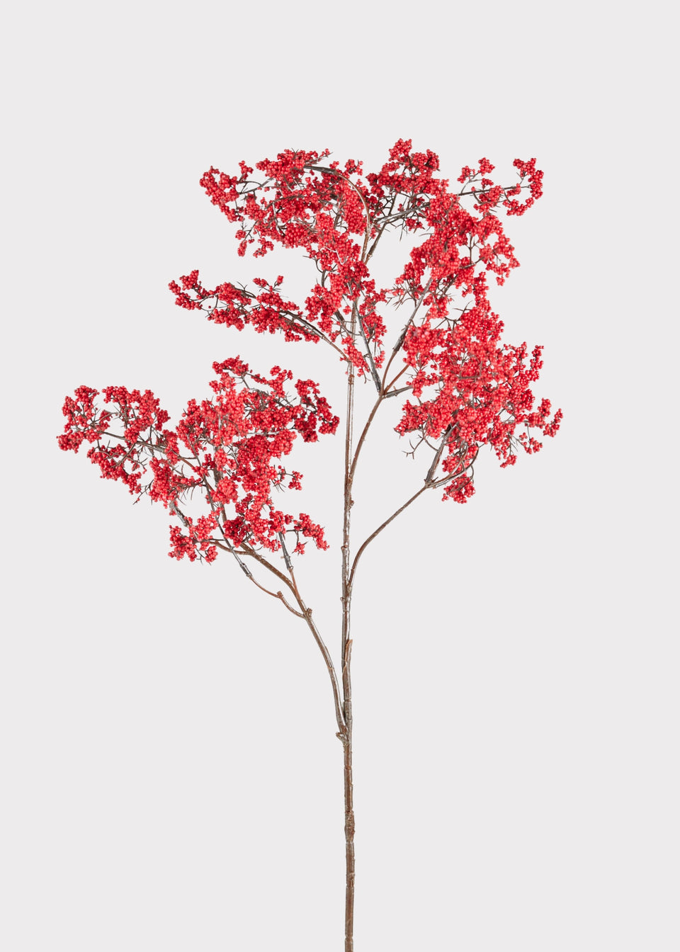 Red Artificial Berry Branch - 40"