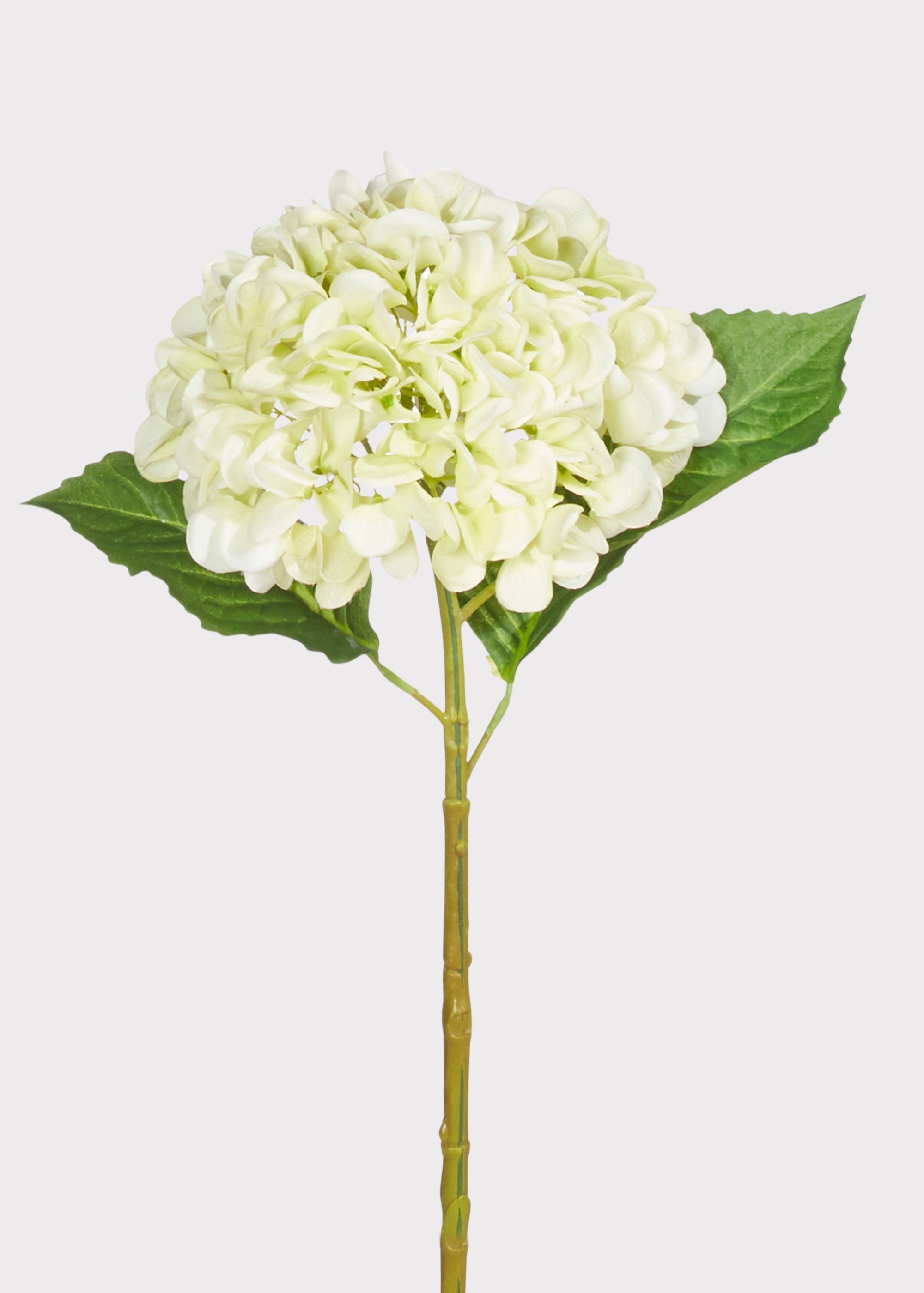 Real Touch Hydrangea Fake Flower in Light Green - 20.5"