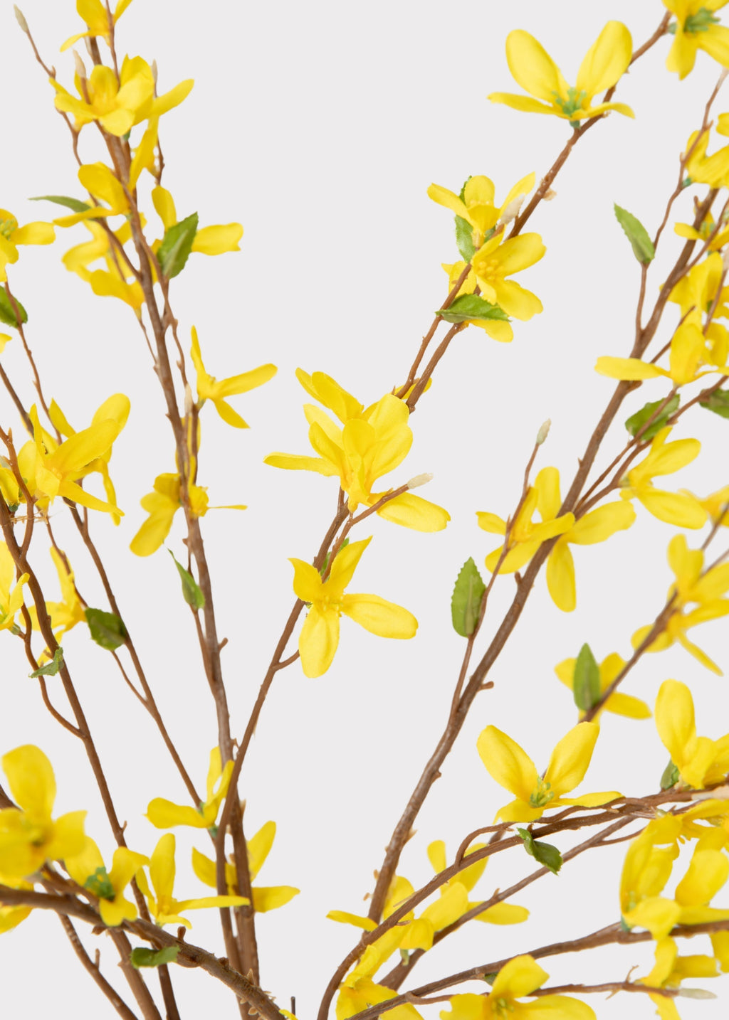 Yellow Artificial Forsythia Branch Bush - 30"