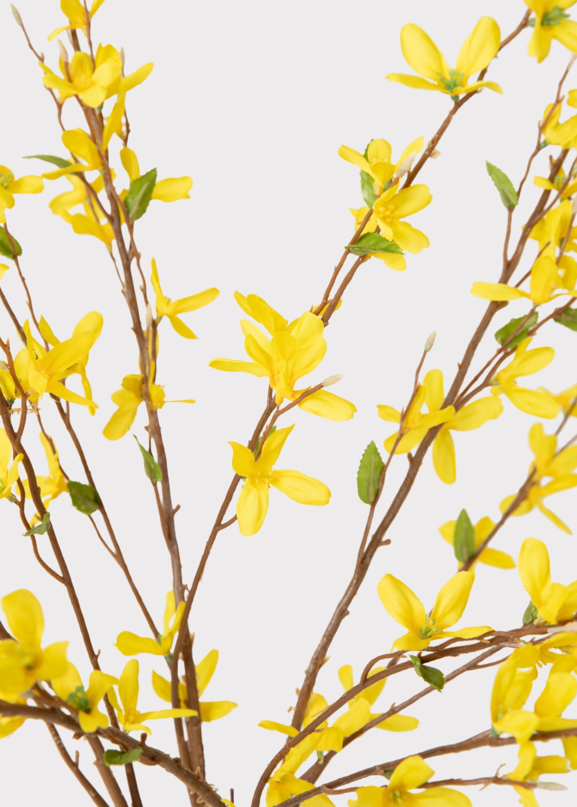 Yellow Artificial Forsythia Branch Bush - 30"