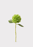 Hydrangea Real Touch Fake Flower in Green - 18.5"