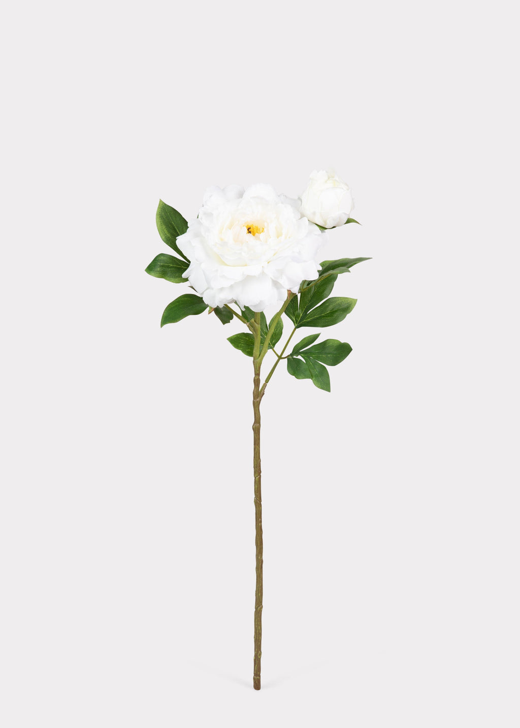 Deluxe White Queen Garden Peony Fake Flower - 30"