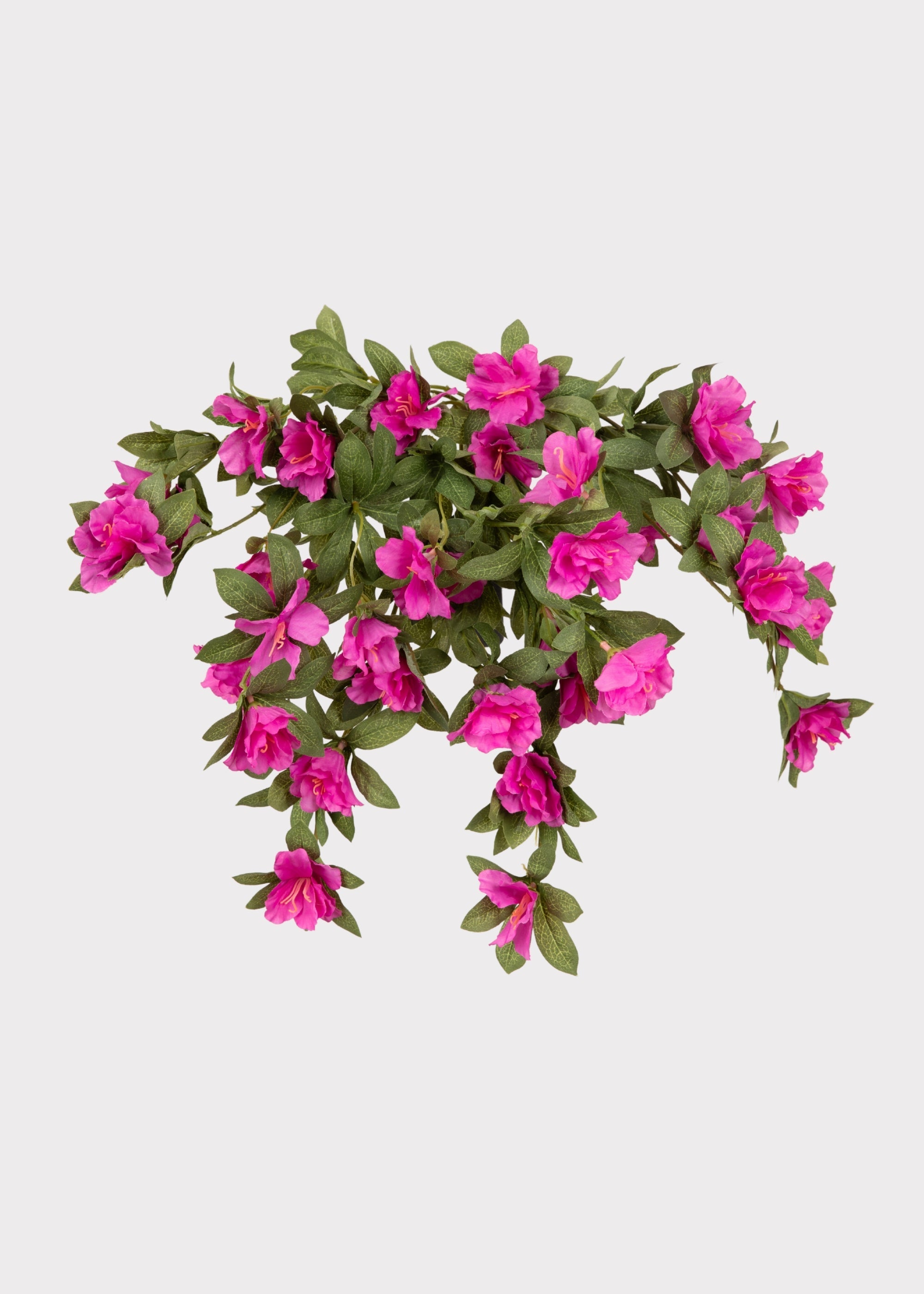 UV Treated Indoor/Outdoor Fake Azalea Hanging Bush - 24"