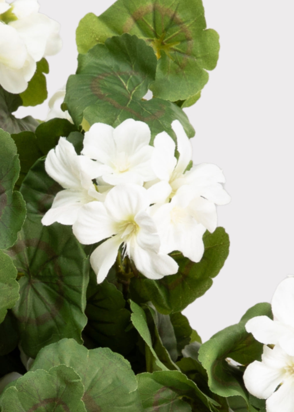 UV Treated Geranium Hanging Bush Outdoor Fake Plants - 27"