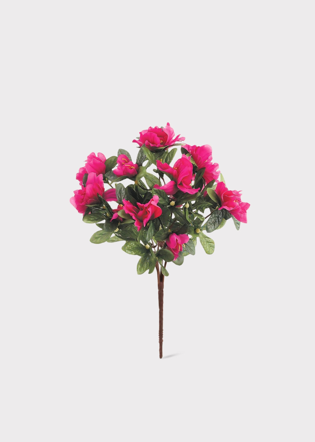Artificial Azalea Flower Bush in Fuchsia - 13"