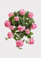 Pink Fake Geranium Indoor/Outdoor Water Resistant Bush - 22"