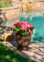Fake Geranium Indoor/Outdoor Water Resistant Bush in Pink - 19"