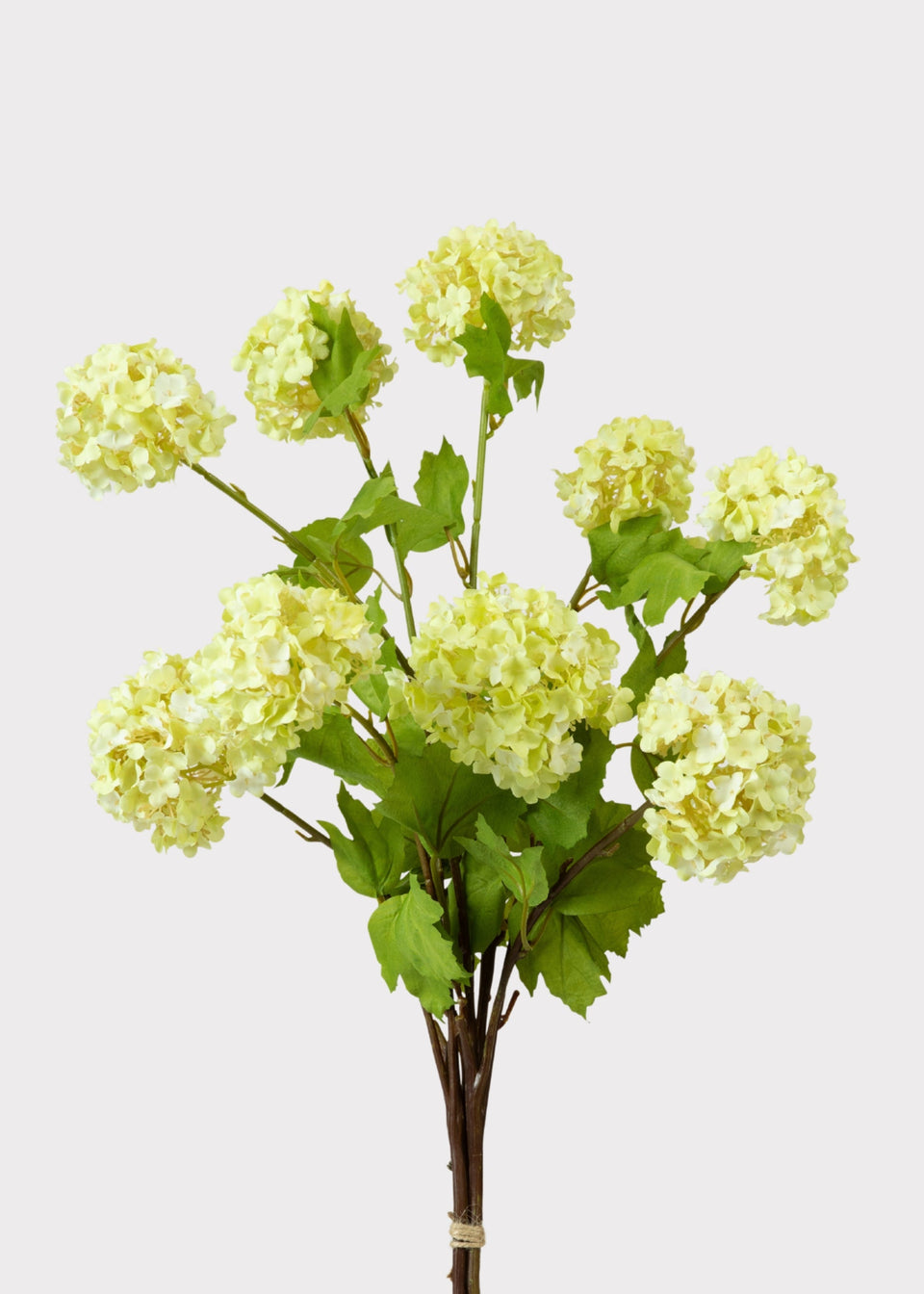 Honeydew Green Snowball Fake Flower Bundle - 31"