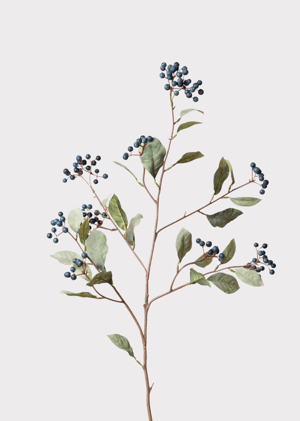 Faux Berry Branch in Blue - 41"