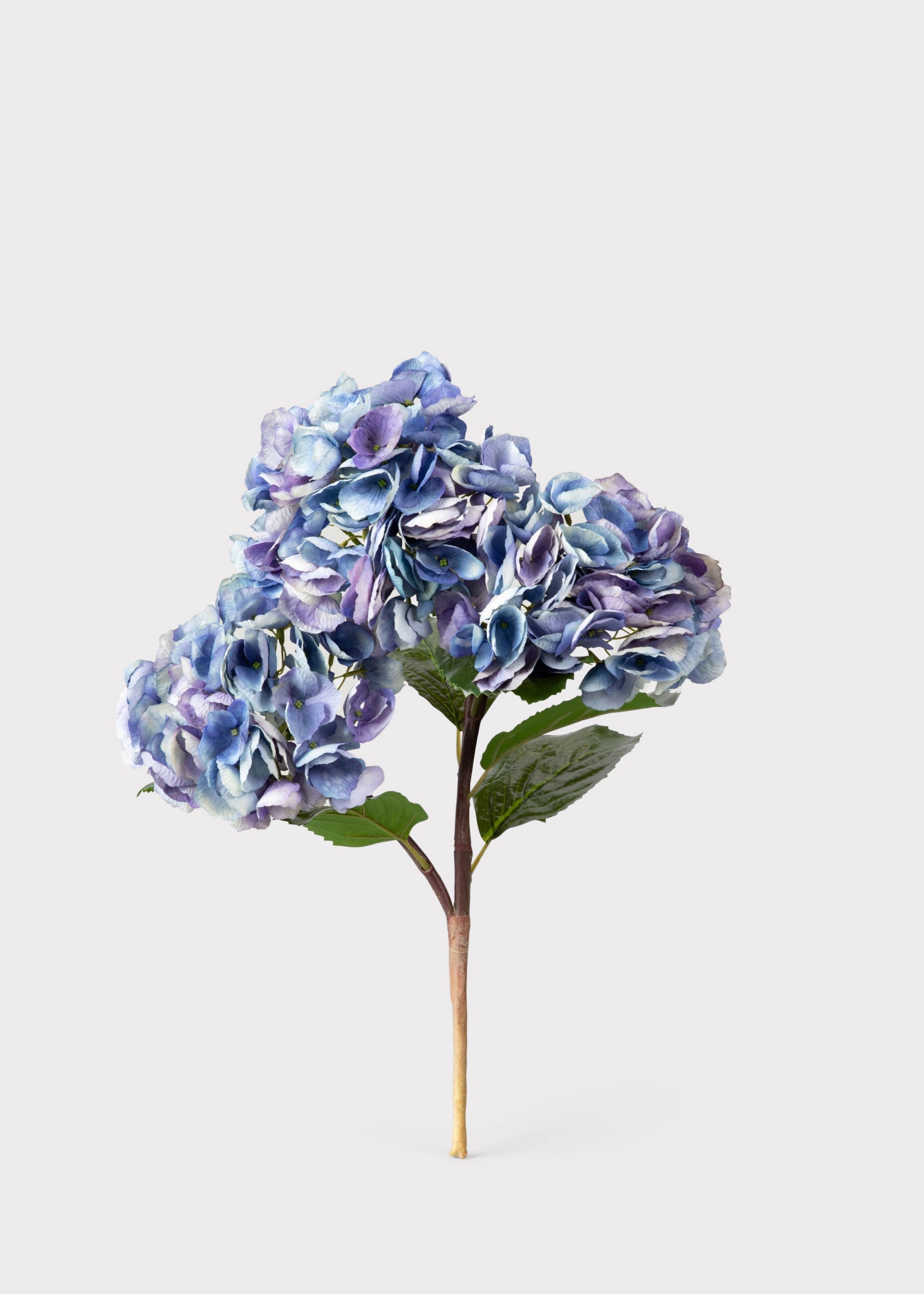 Large Lavender and Blue Artificial Hydrangea - 20"