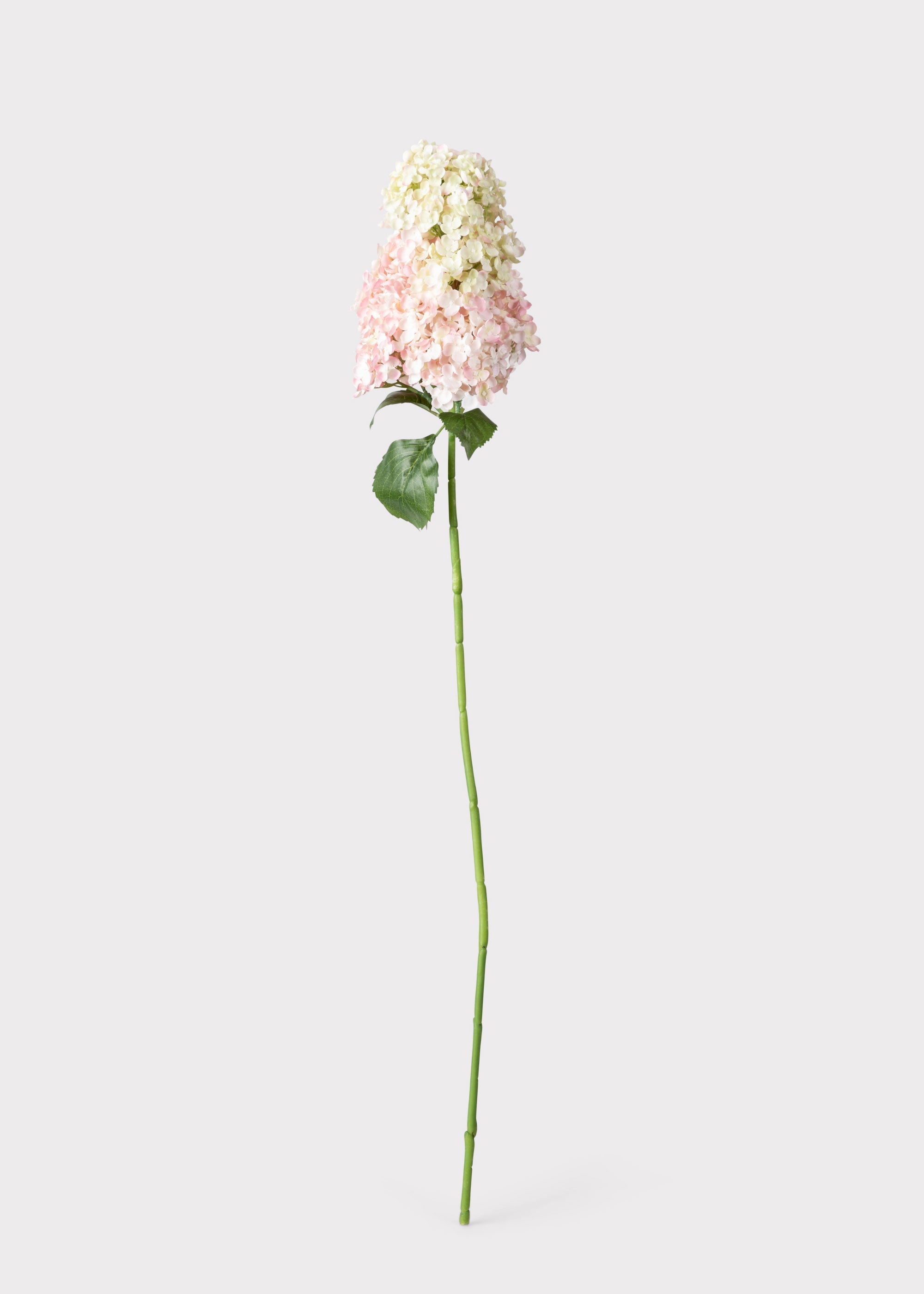 Large Pink Cream Cone Artificial Hydrangea Flower - 40"