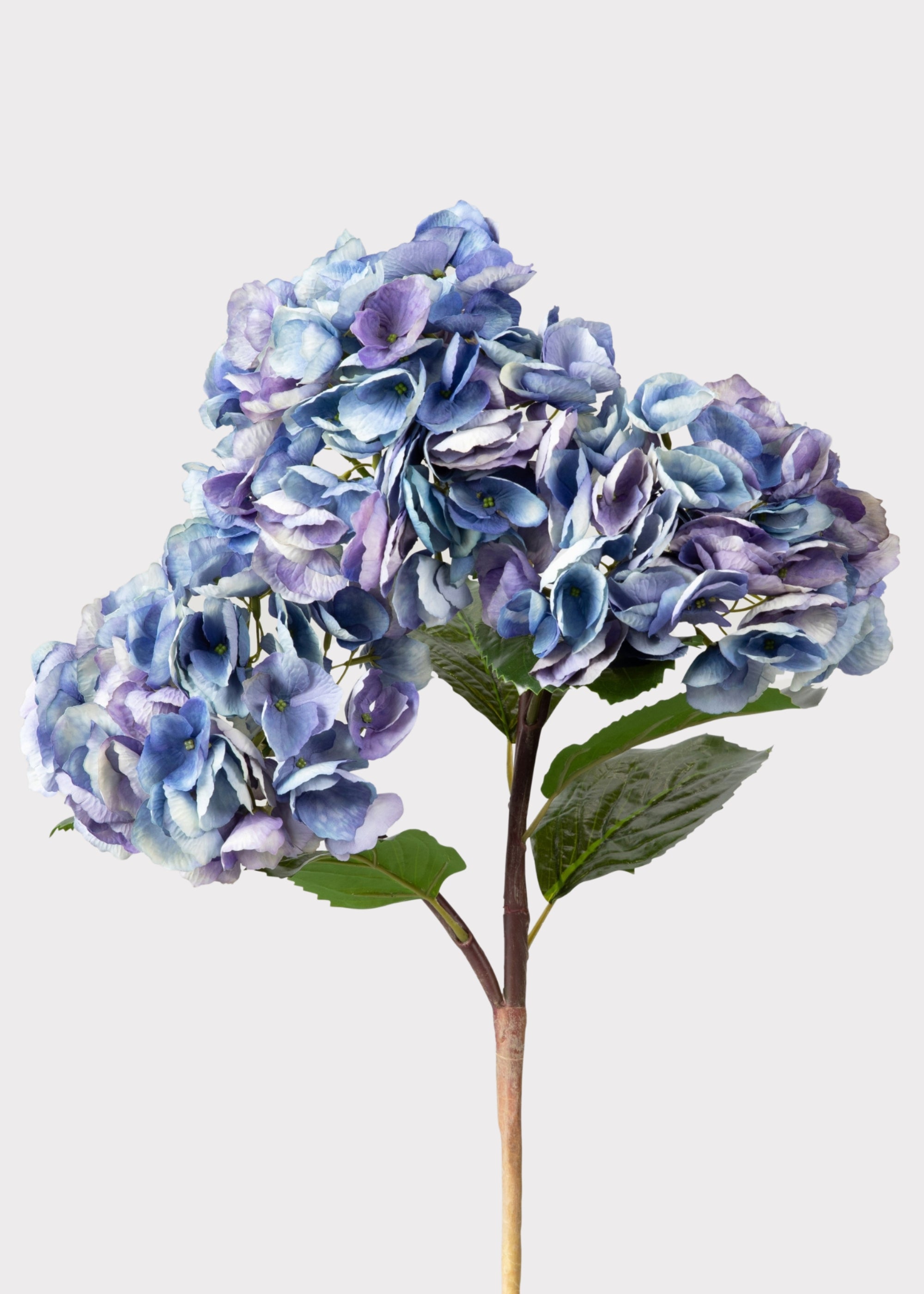Large Lavender and Blue Artificial Hydrangea - 20"