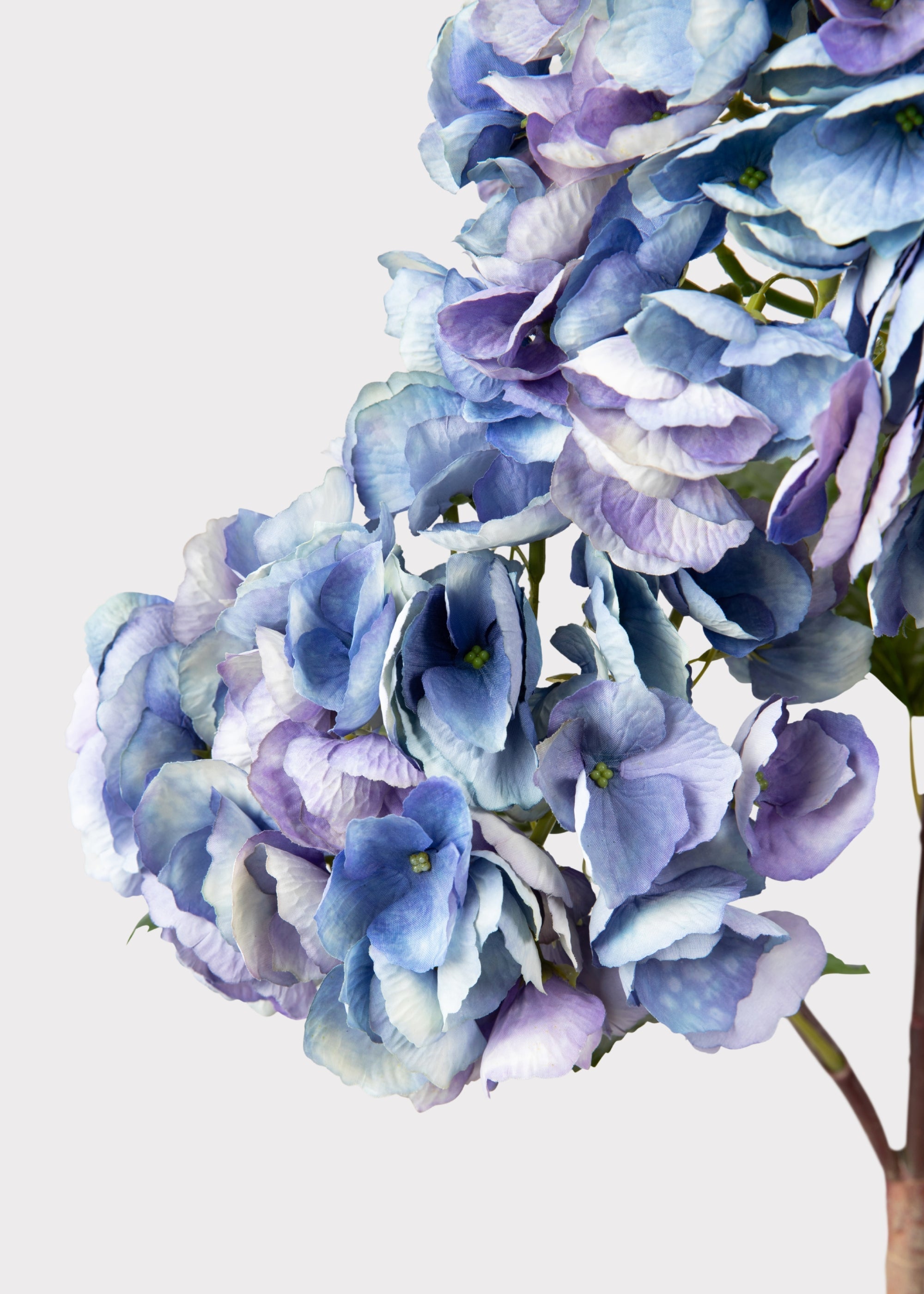 Large Lavender and Blue Artificial Hydrangea - 20"