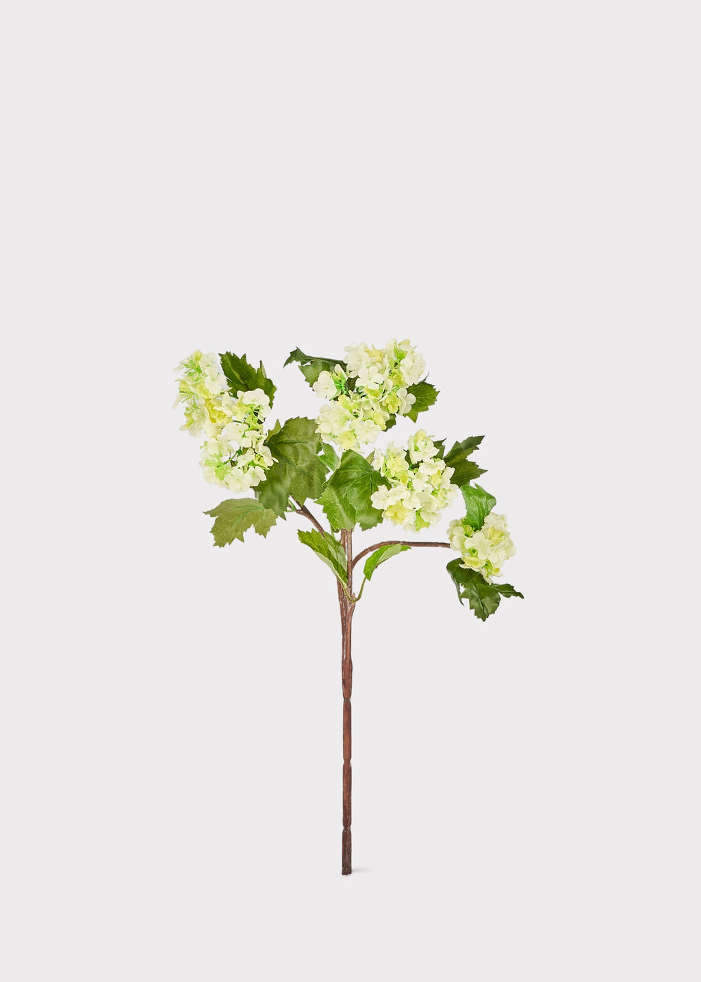Green Artificial Snowball Flowers - 17"
