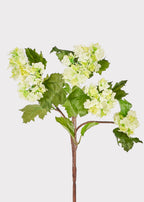 Green Artificial Snowball Flowers - 17"