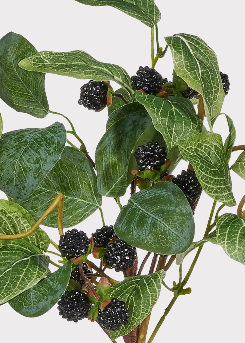 Fake Berries Black Raspberry Pick - 16"