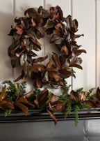 Premium Real Touch Artificial Magnolia Wreath - 26"
