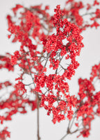Red Artificial Berry Branch - 40"