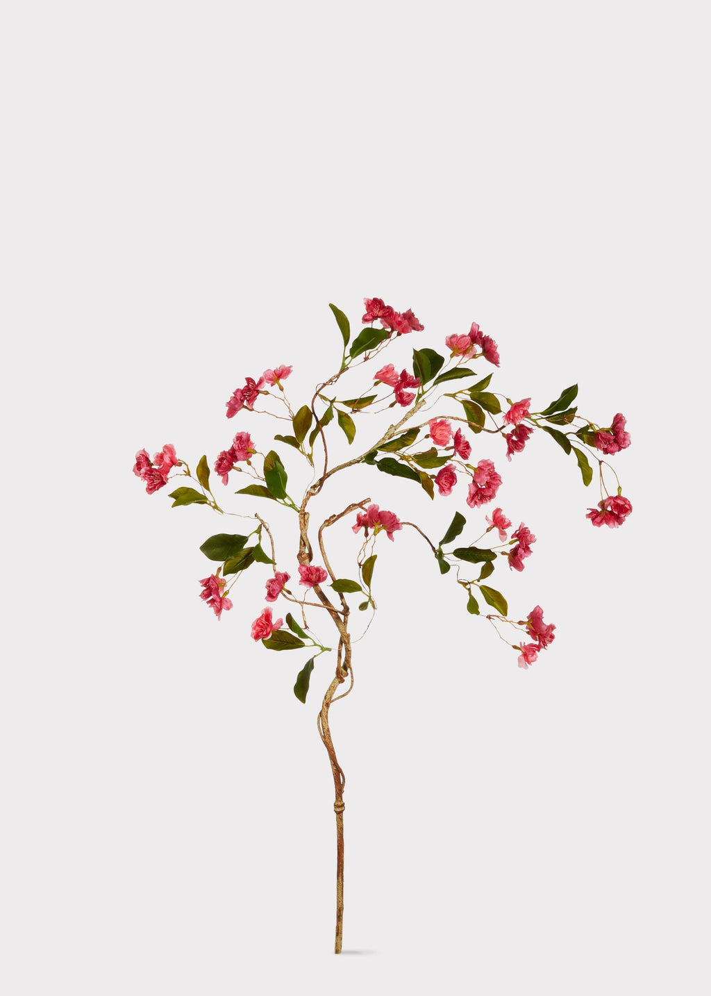 Artificial Blooming Cherry Blossom Branch in Pink - 35"