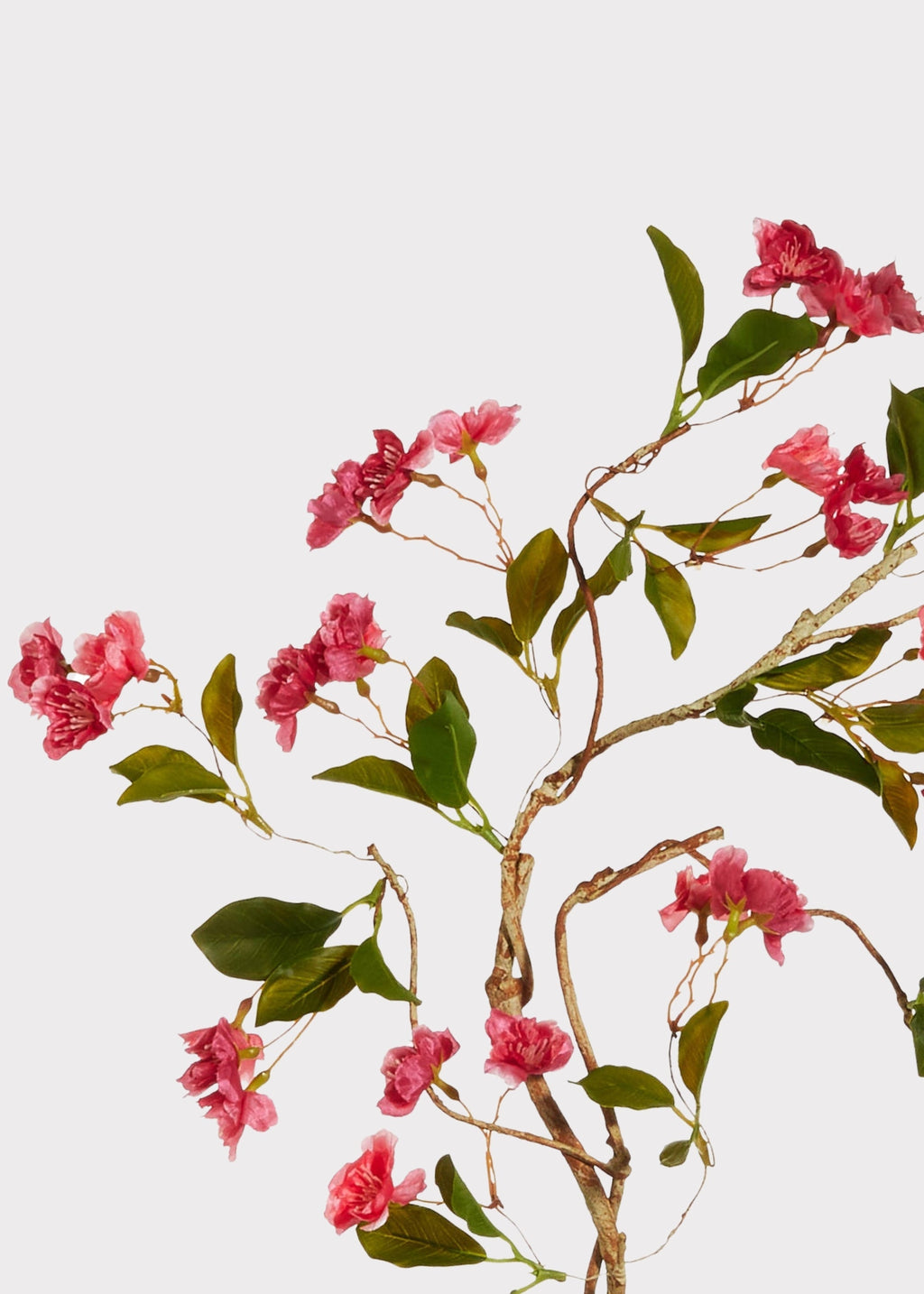 Artificial Blooming Cherry Blossom Branch in Pink - 35"