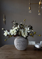 Faux Pear Fruit Branch - 39"