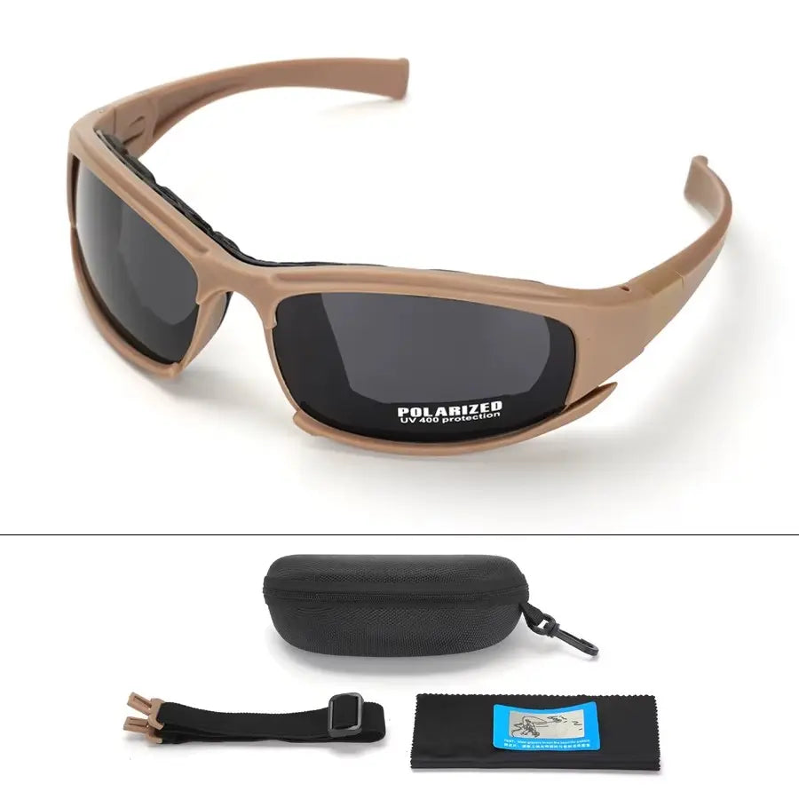 Polarized Windproof & Dustproof Tactical Glasses